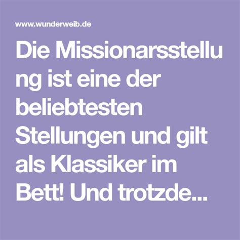 missionarsstellung|Die Missionarsstellung: richtig erklärt! .